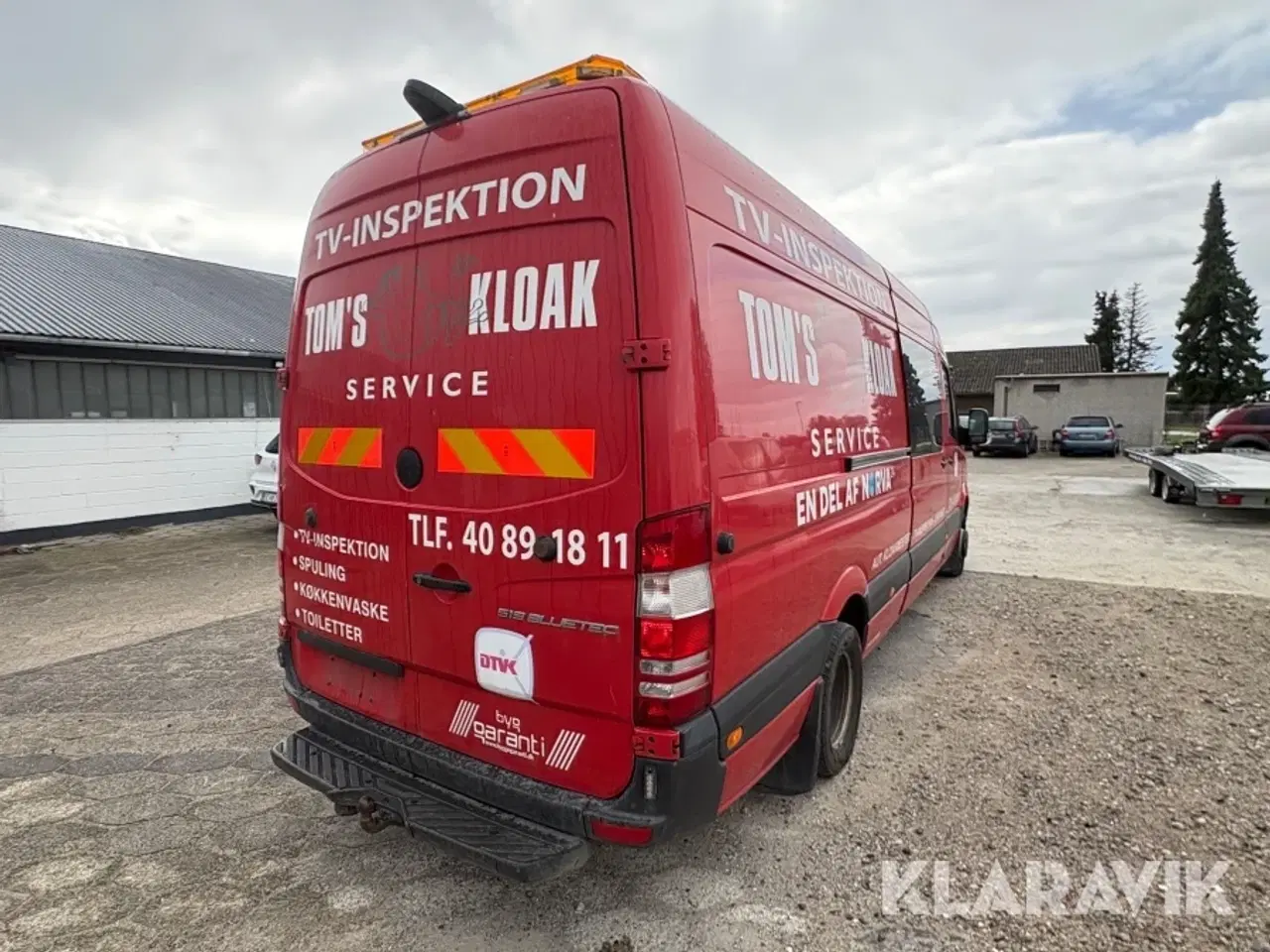 Billede 5 - TV-inspektionsbil Mercedes-Benz Sprinter 906 med Rioned spuleanlæg