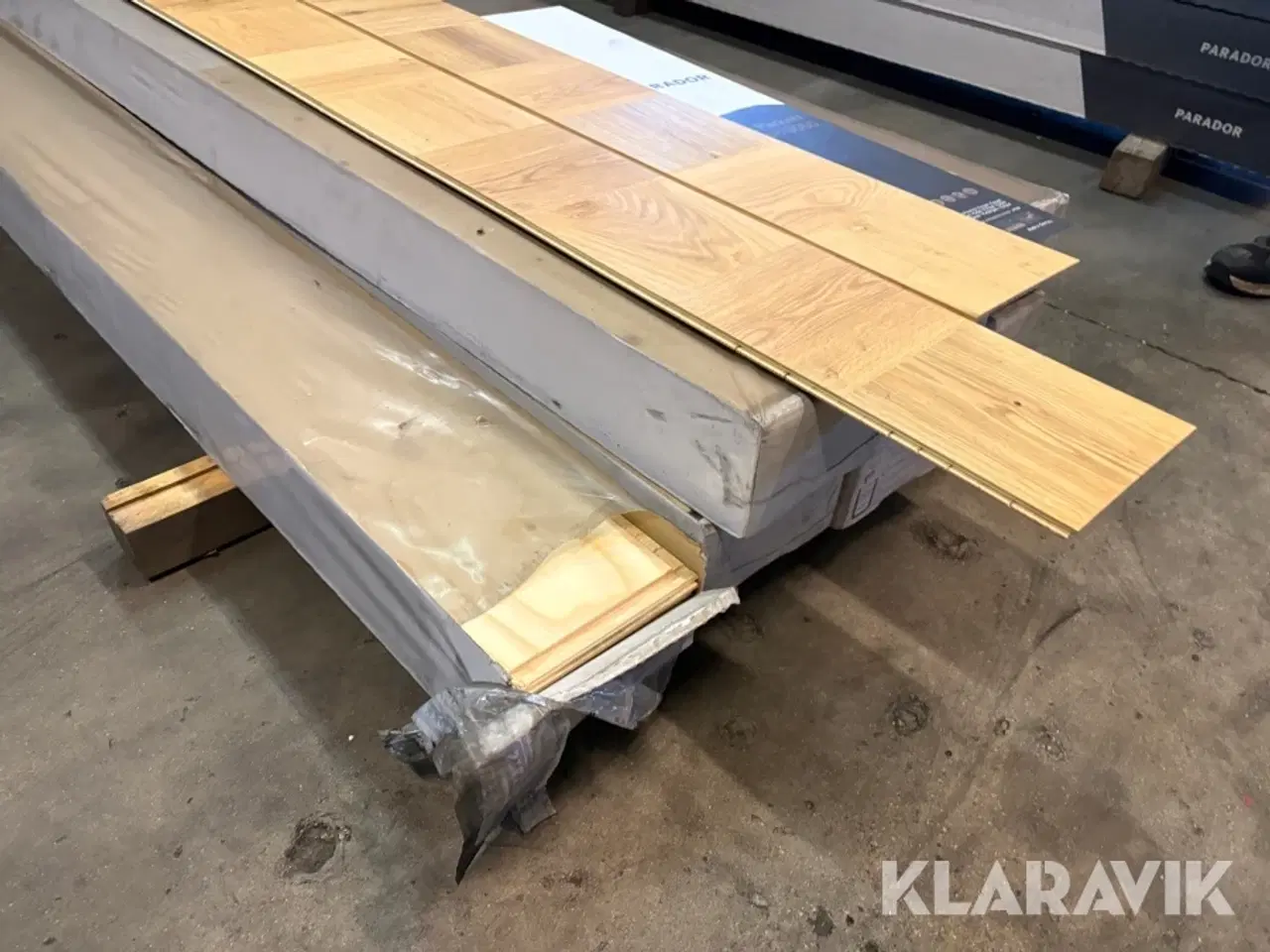 Billede 3 - Lamel Parket gulv Parador Eg kvadratmønstret naturolie