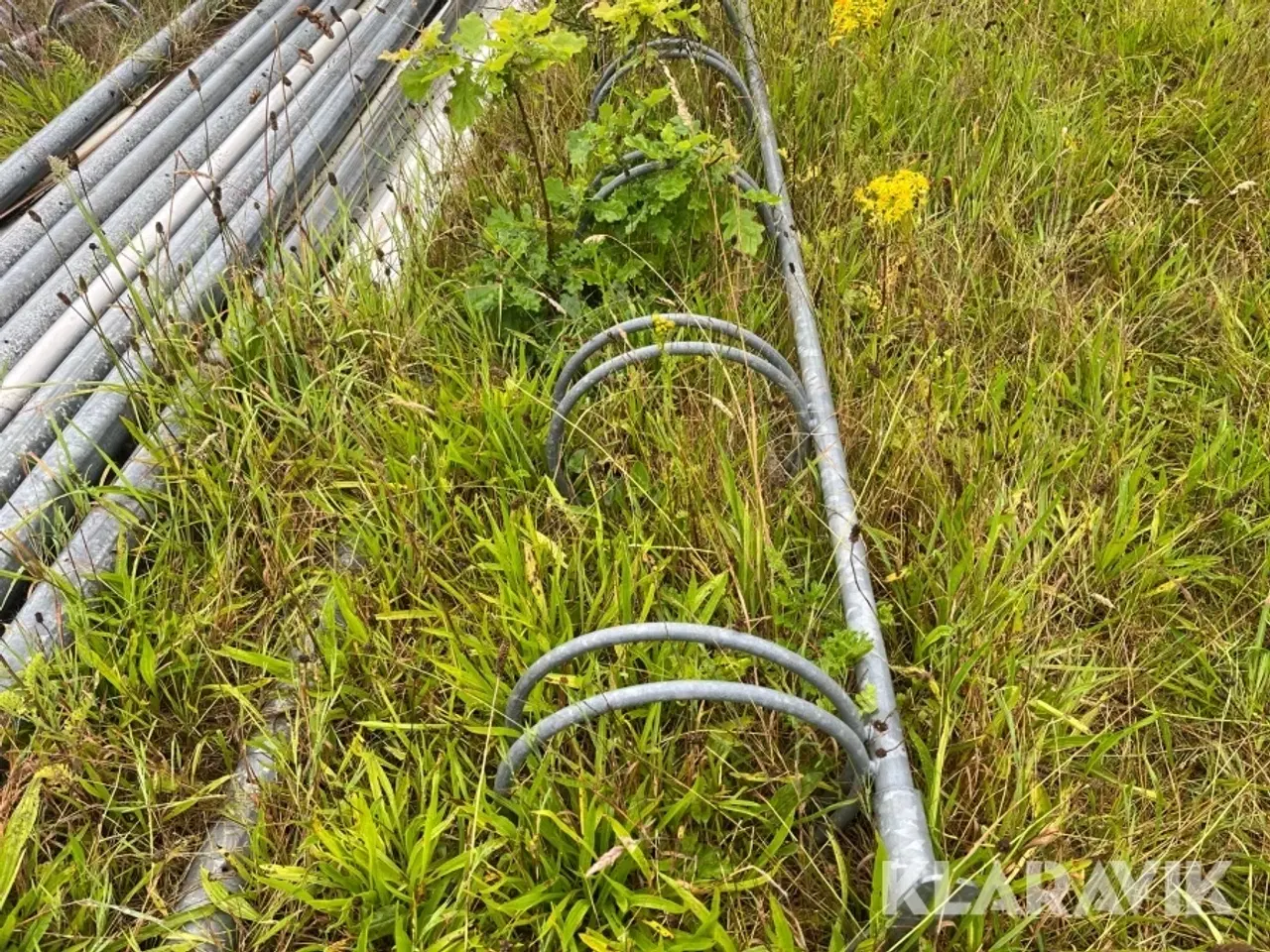 Billede 5 - Galvaniseret cykelskur/brændeskur