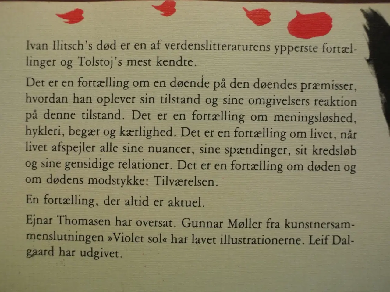 Billede 2 - ivan ilitsch's død, af leo tolstoj. ill. af gunnar