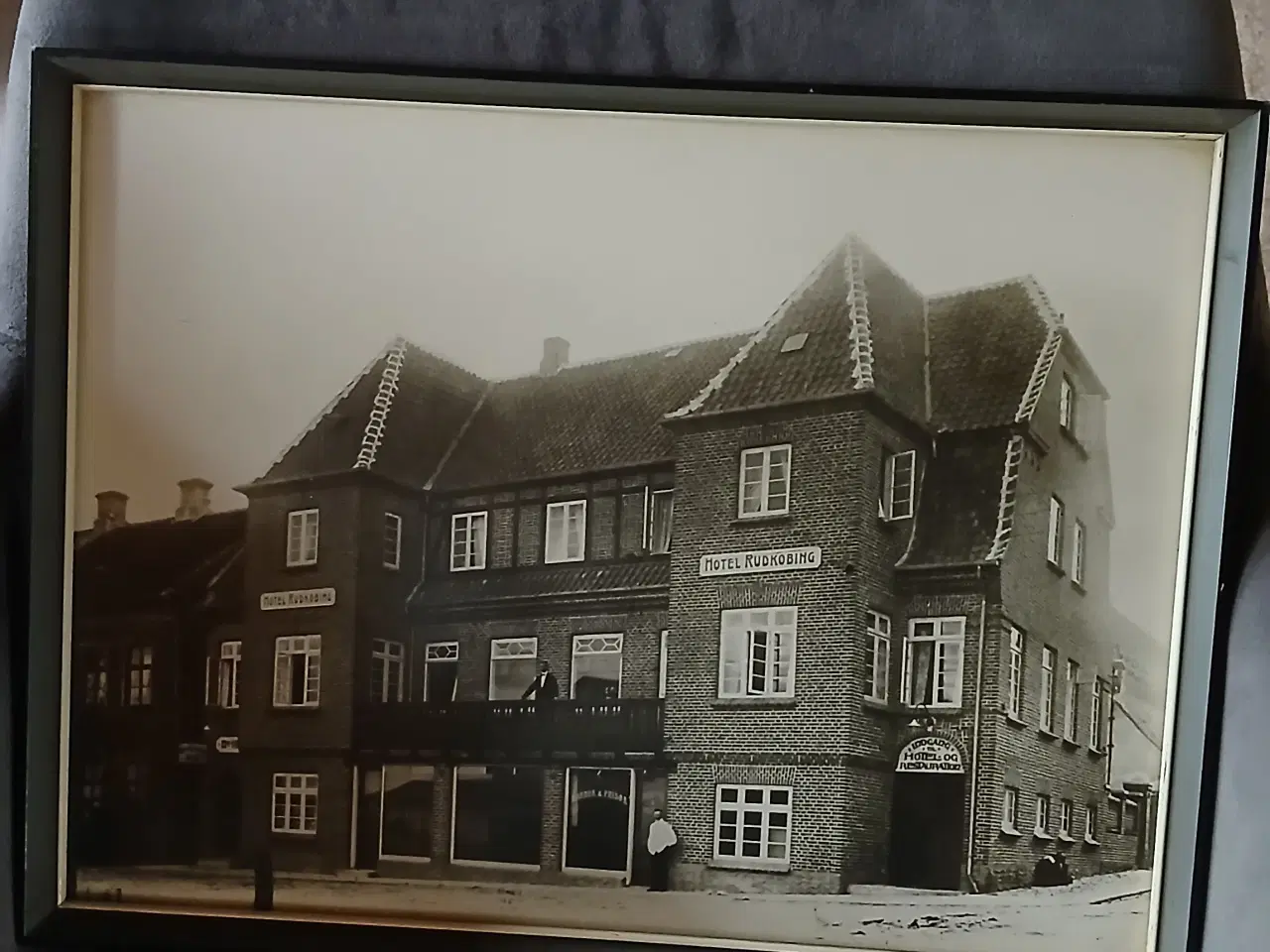 Billede 1 - Fotografier fra rudkøbing havn.og det gammel hotel