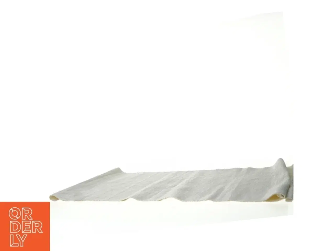 Billede 3 - Hvidt/gråt gulv tæppe (str. 124 x 35 cm)