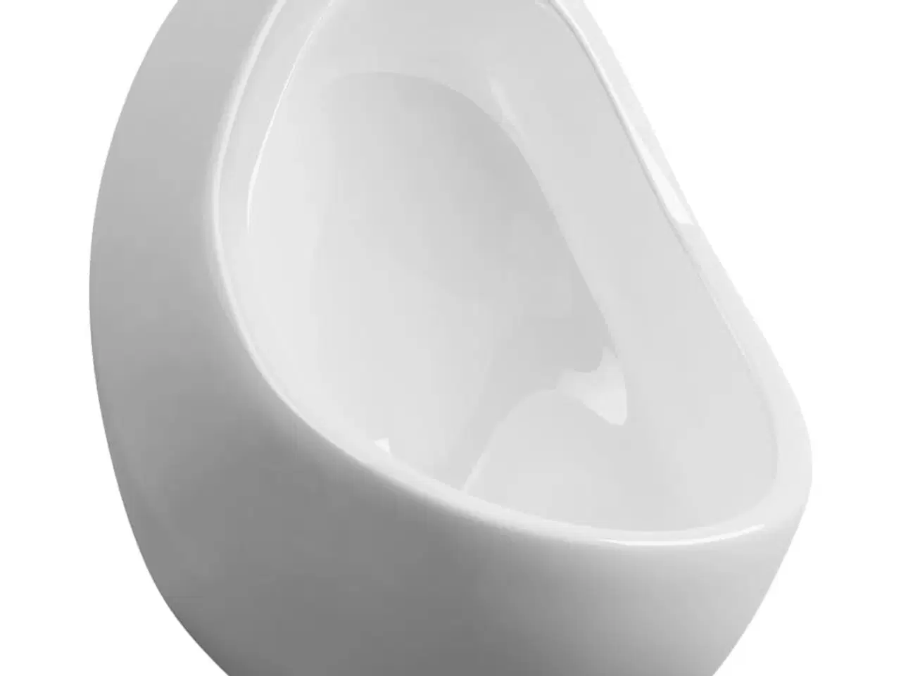 Billede 4 - Væghængt urinal med skylleventil keramisk hvid