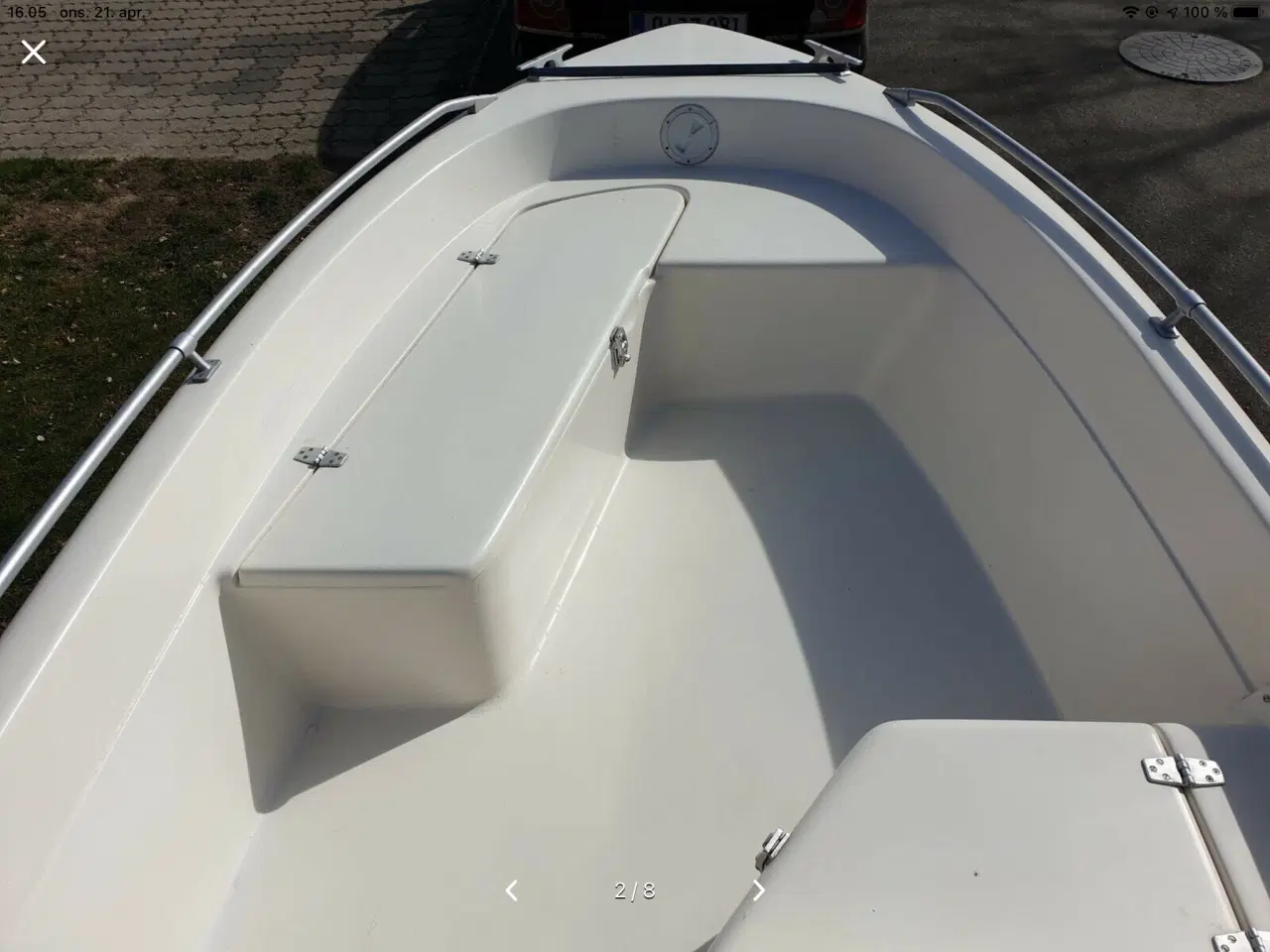 Billede 4 - Styrepultjolle Bella 480R  med Brenderup trailer 