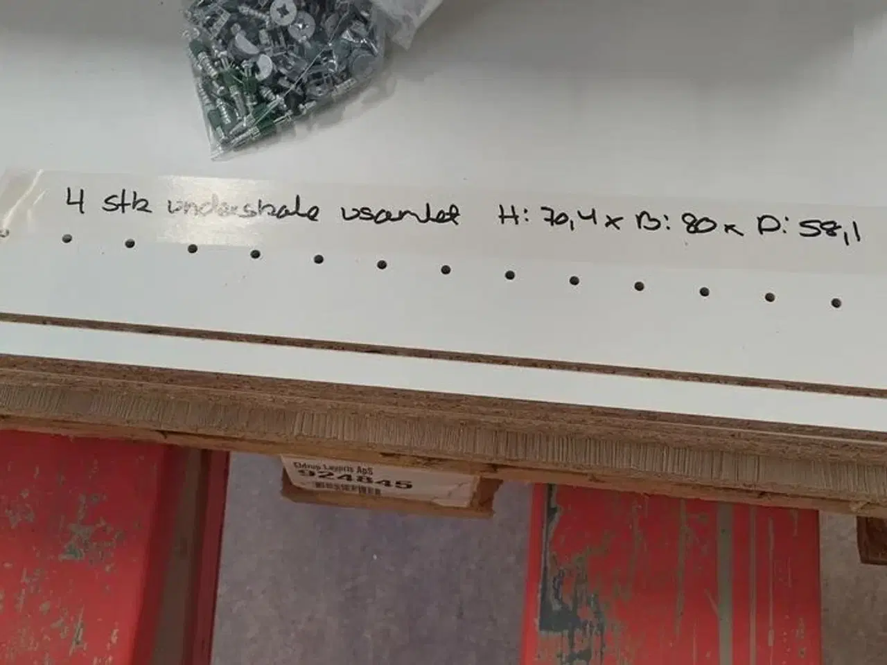 Billede 7 - 4 stk. usamlet underskabe H: 70,4 x B: 80 x D: 58,1