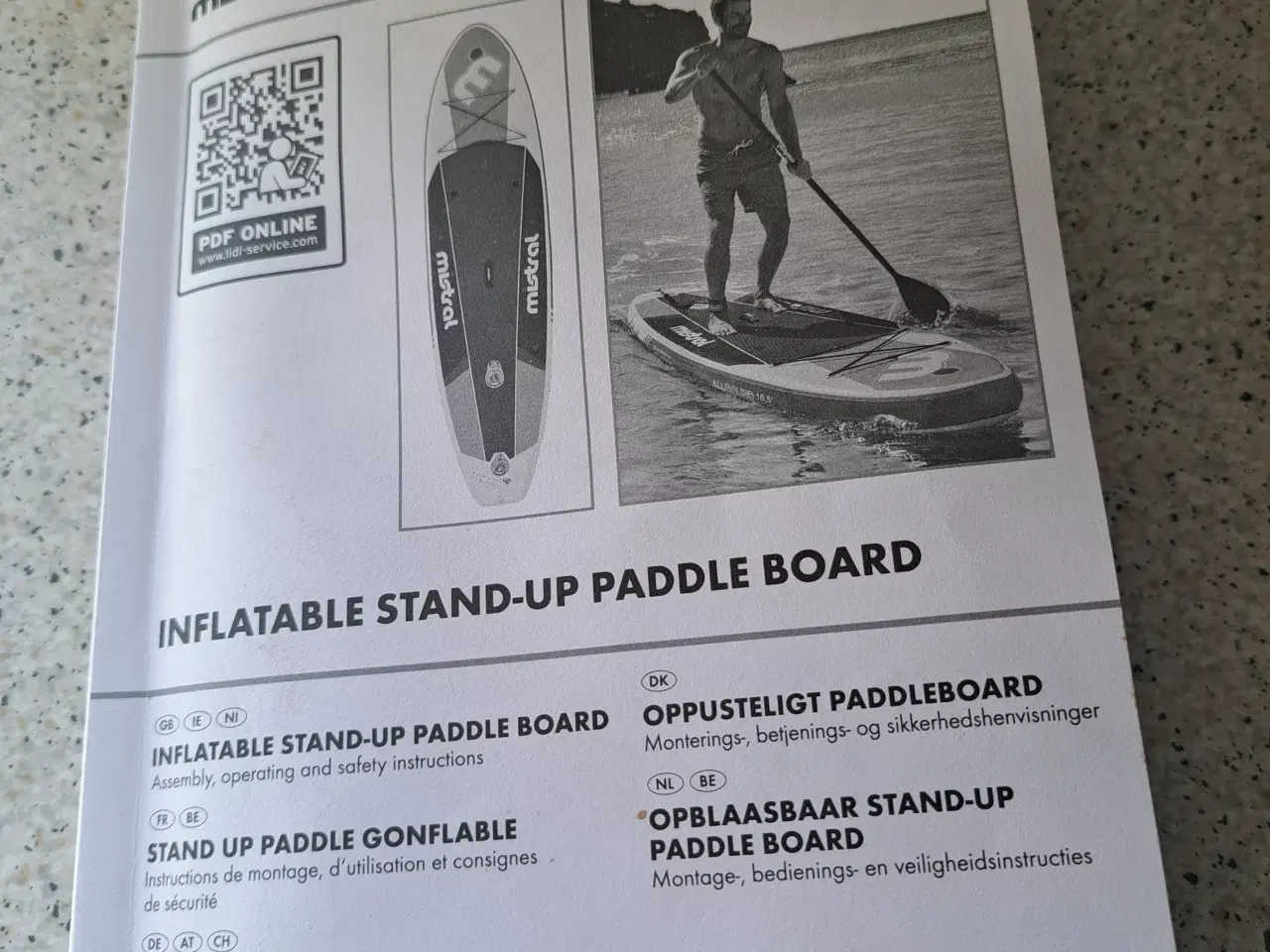 Billede 2 - Mistral oppustelig paddle board