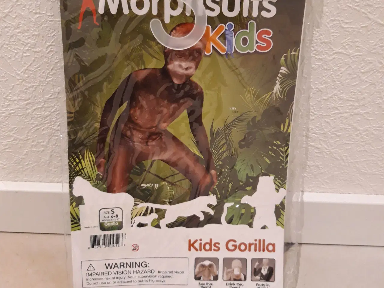 Billede 1 - Gorilla morphsuits str. 6 - 8 år