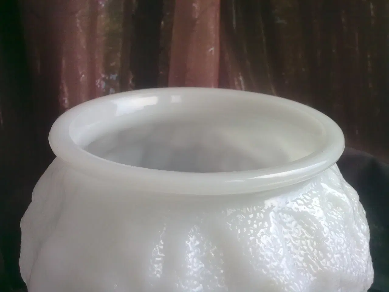 Billede 9 - USA opalineglas snebold vase potteskjuler RETRO