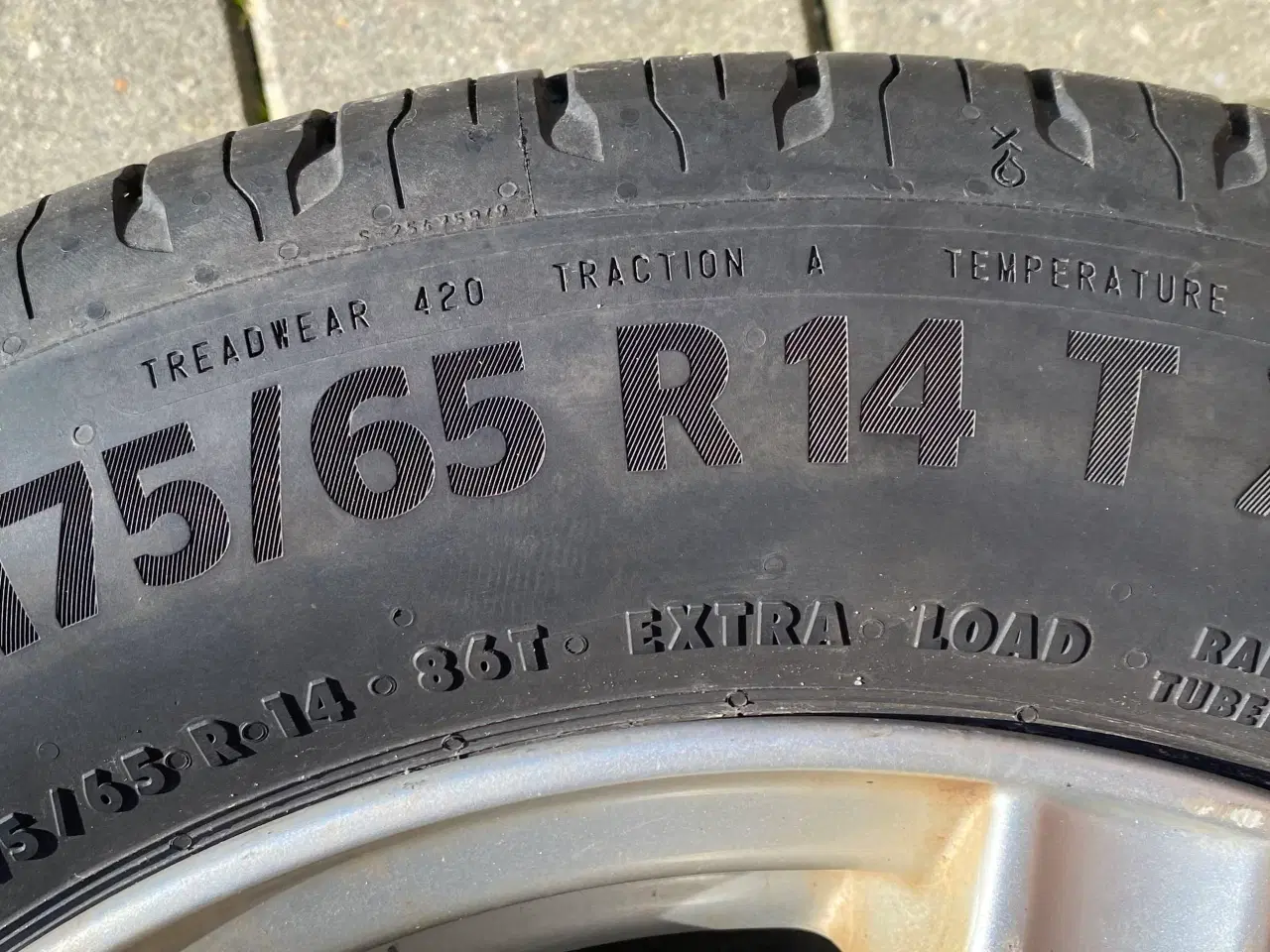 Billede 4 - Alufælge Fiat Panda/Fiat 500/Ford Ka 175/65/14”