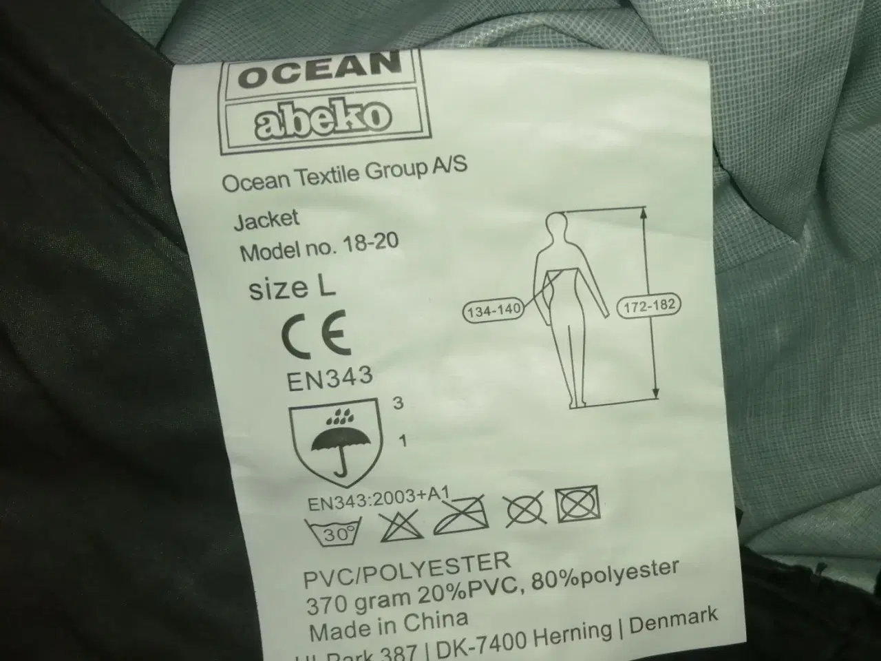 Billede 8 - Nyt Ocean pvc vandtæt regnsæt unisex, grøn, str. L