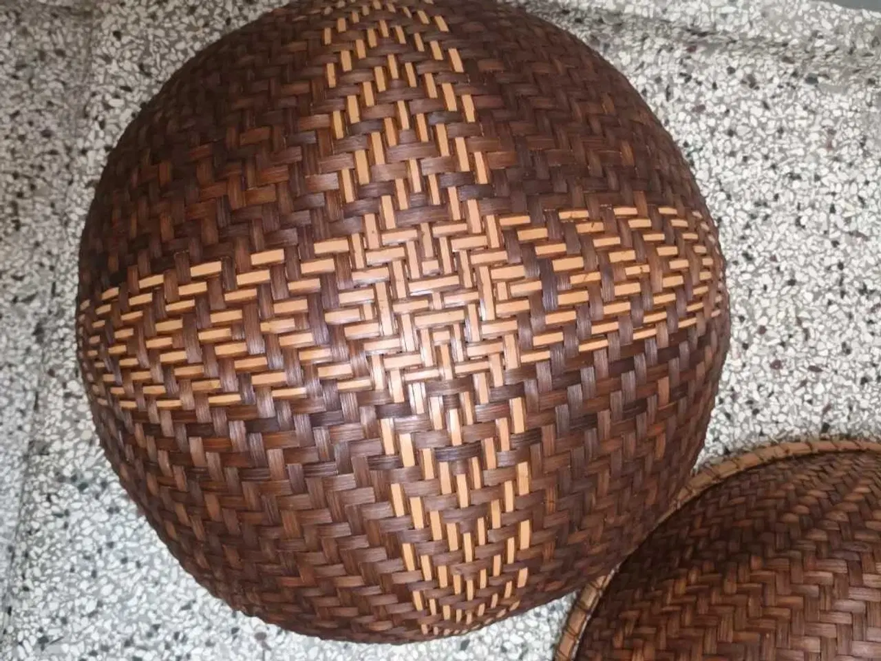 Billede 17 - Bambus og Rattan Frugtkurv med 3 Niveauer