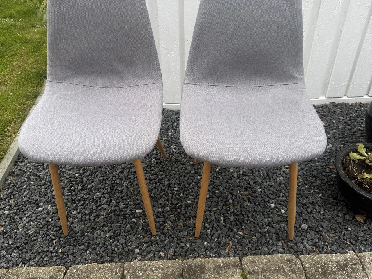 Billede 1 - Stole grå stof