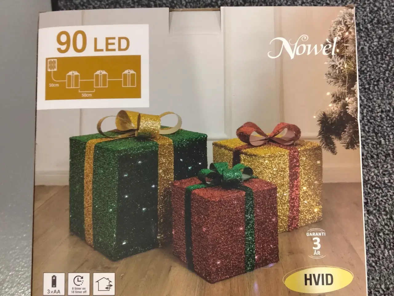 Billede 1 - Julegaver m. LED-lys