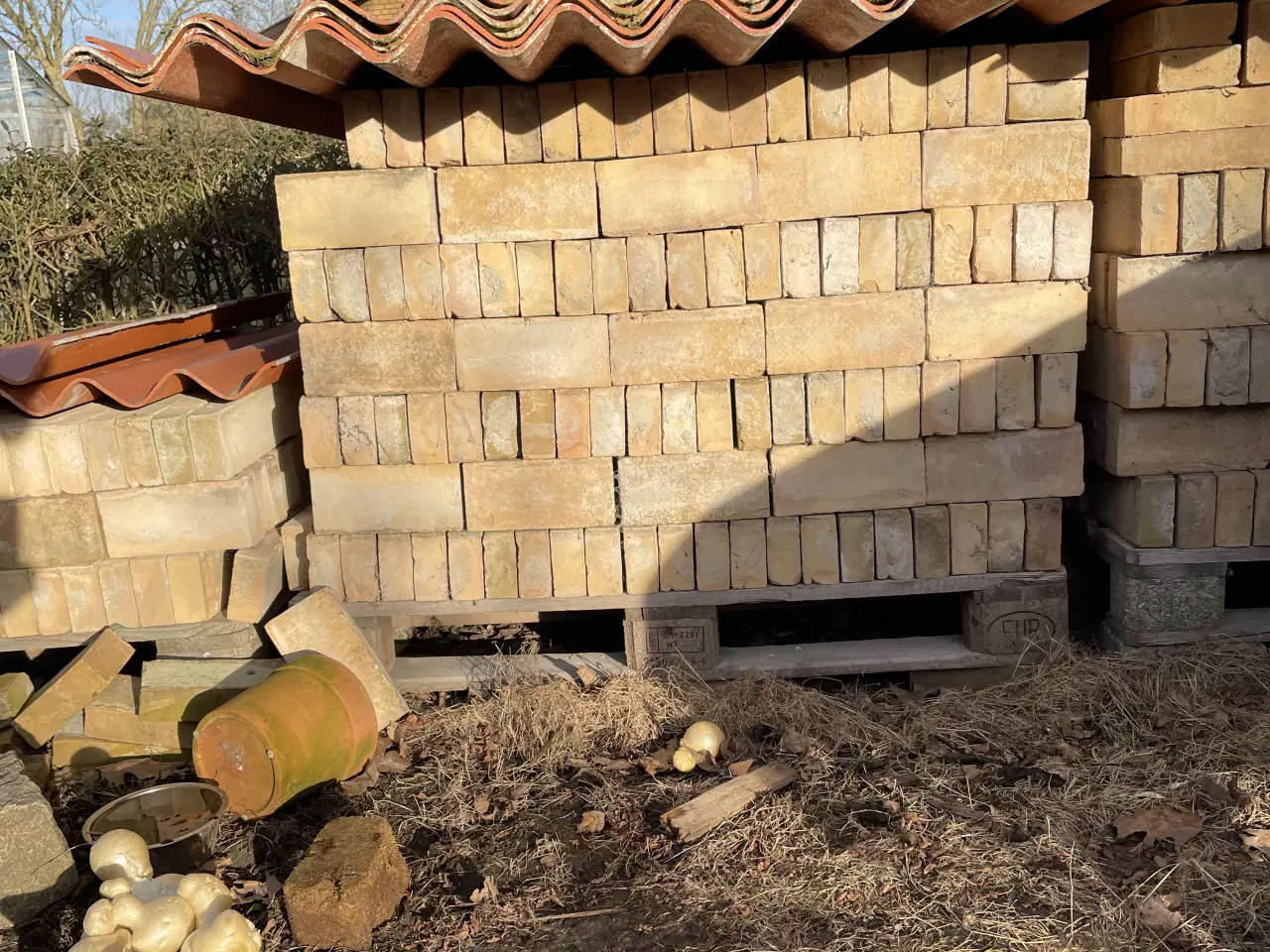 Billede 2 - Gule hårdbrændte mursten