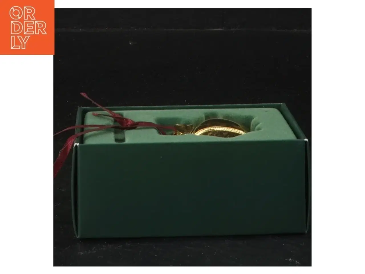 Billede 3 - Georg Jensen julegris år 2003 golden christmas ornament