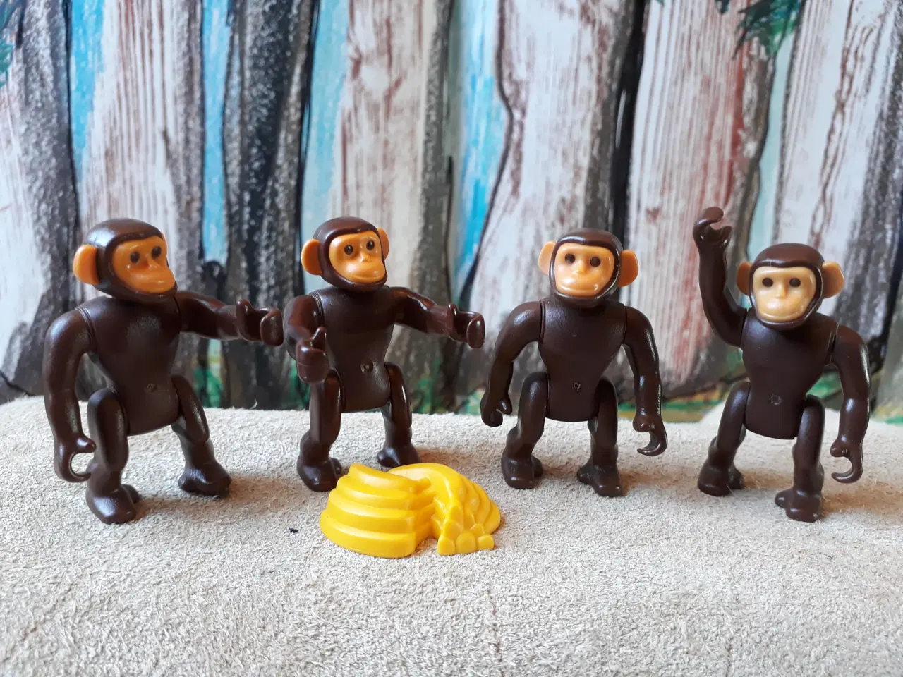 Billede 4 - 4 PlayMobil Chimpanser Aber 