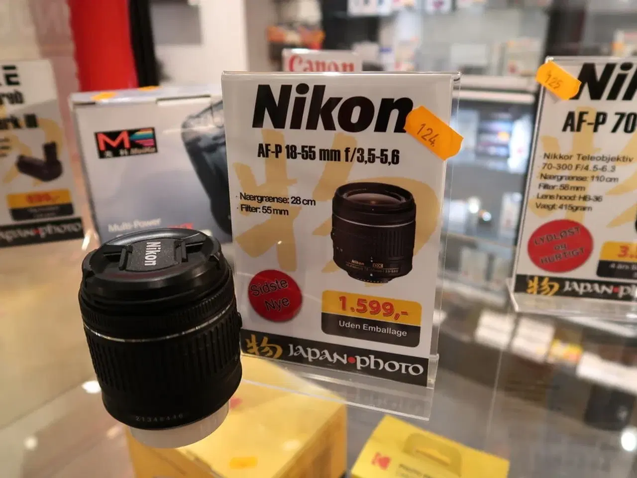 Billede 1 - Objektiv NIKON AF-P 18-55 MM