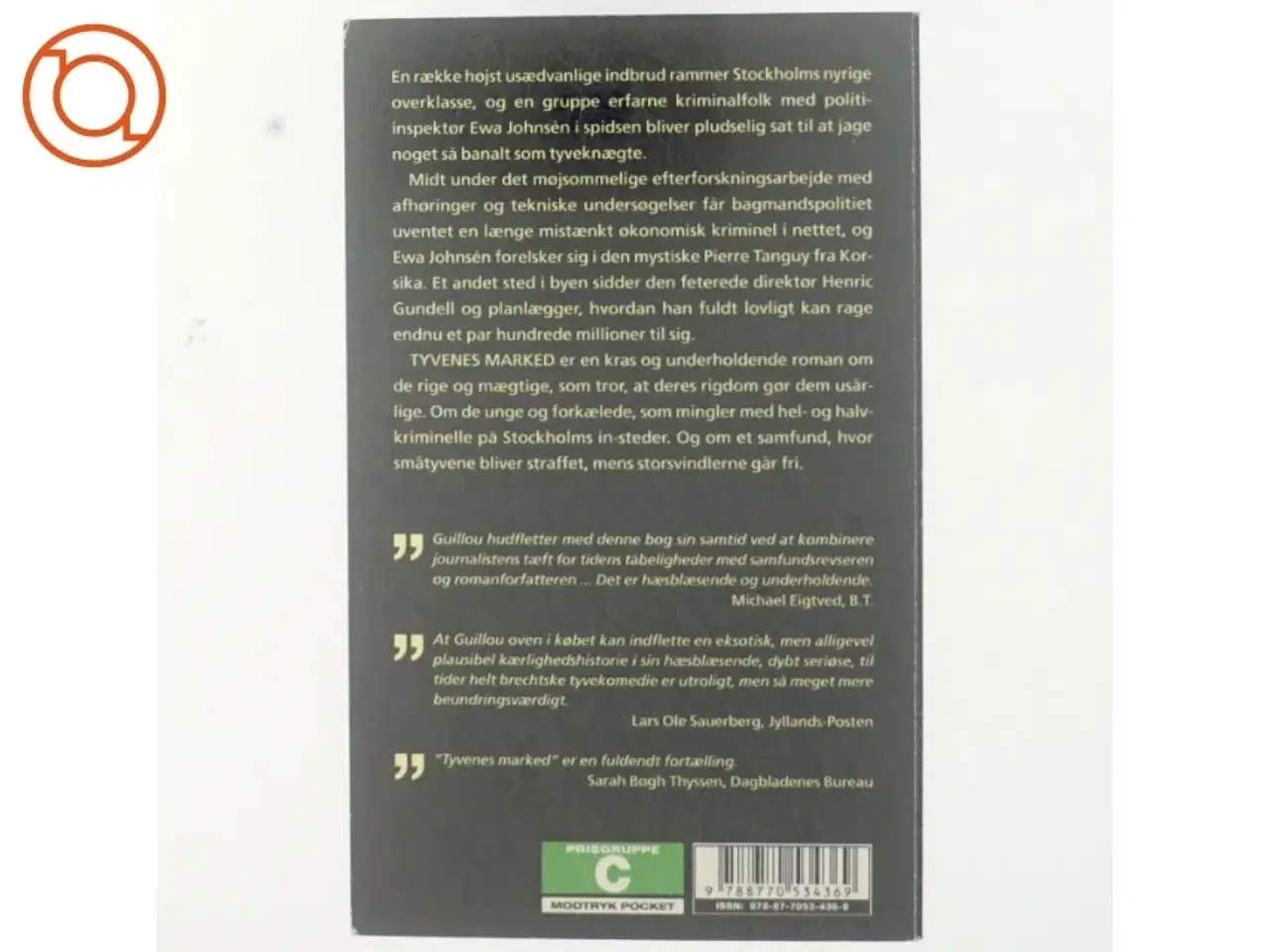 Billede 3 - Tyvenes marked af Jan Guillou (Bog)