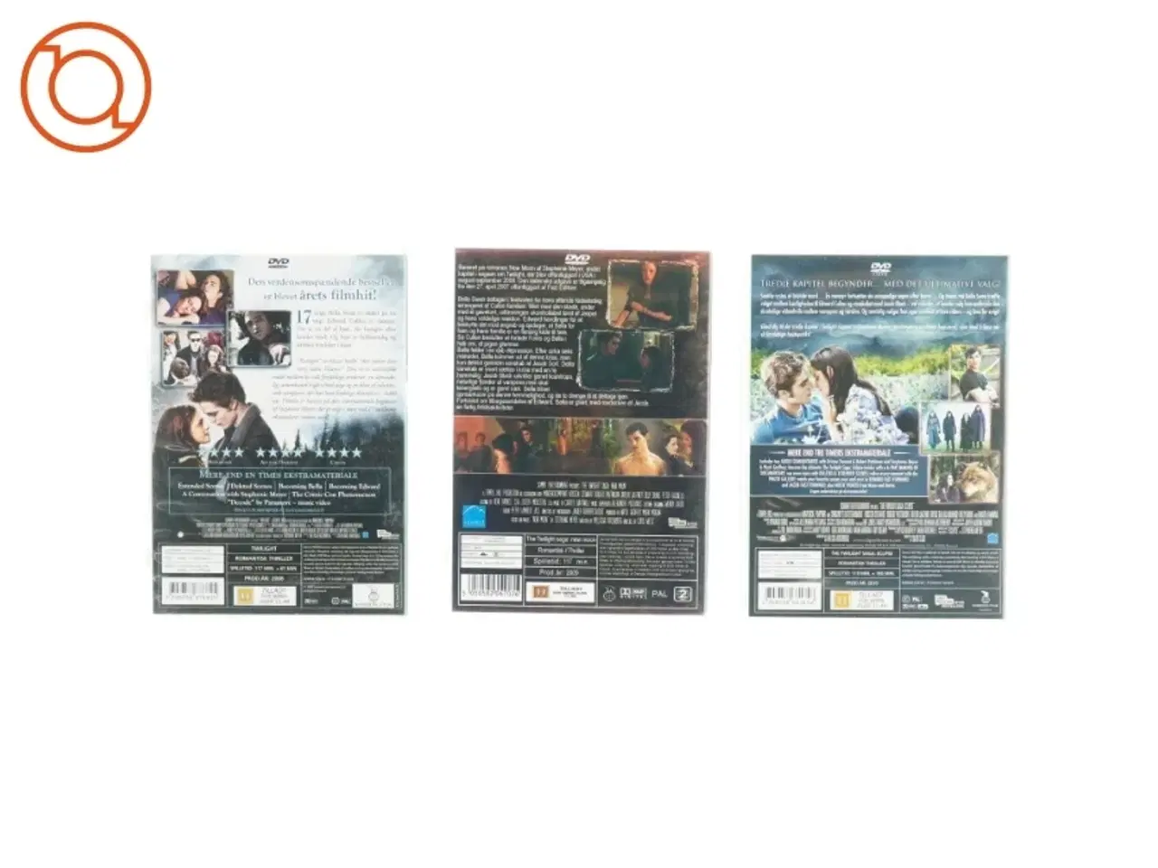 Billede 2 - Twilight serien 1 2 og 3 fra DVD