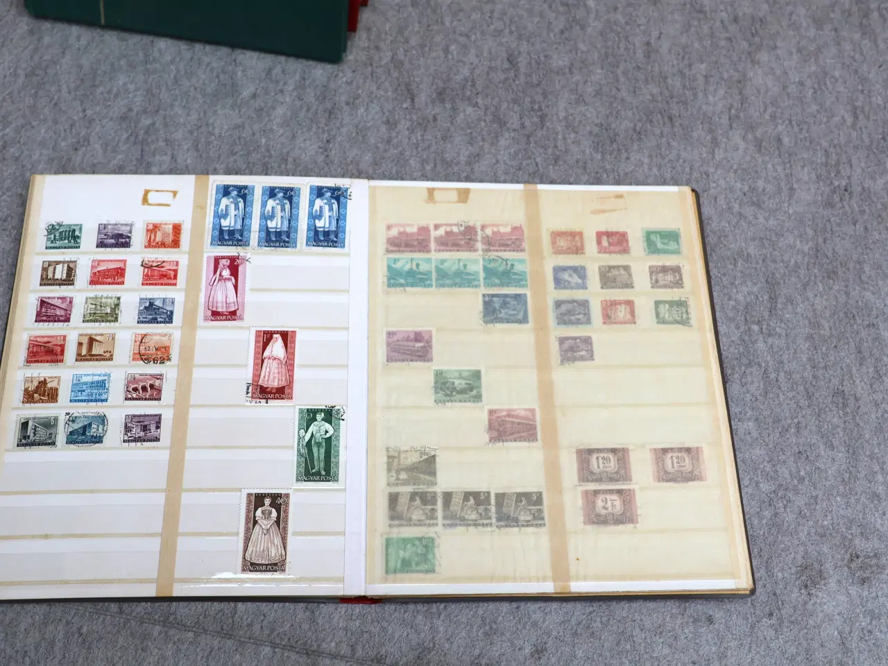 Billede 7 - 4 Album m/gl frimærker