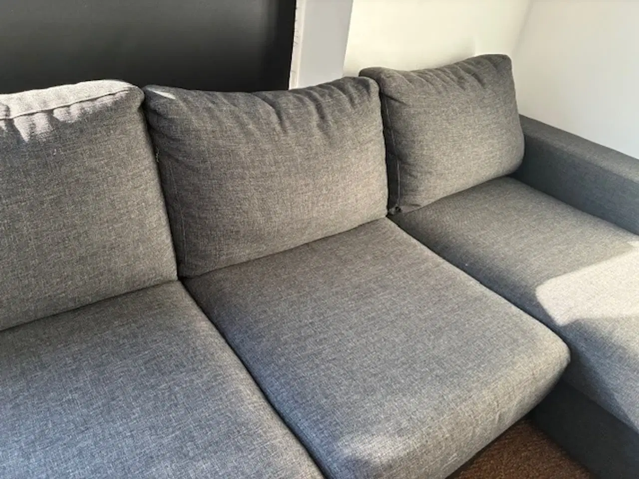 Billede 3 - Sofa med chaiselong