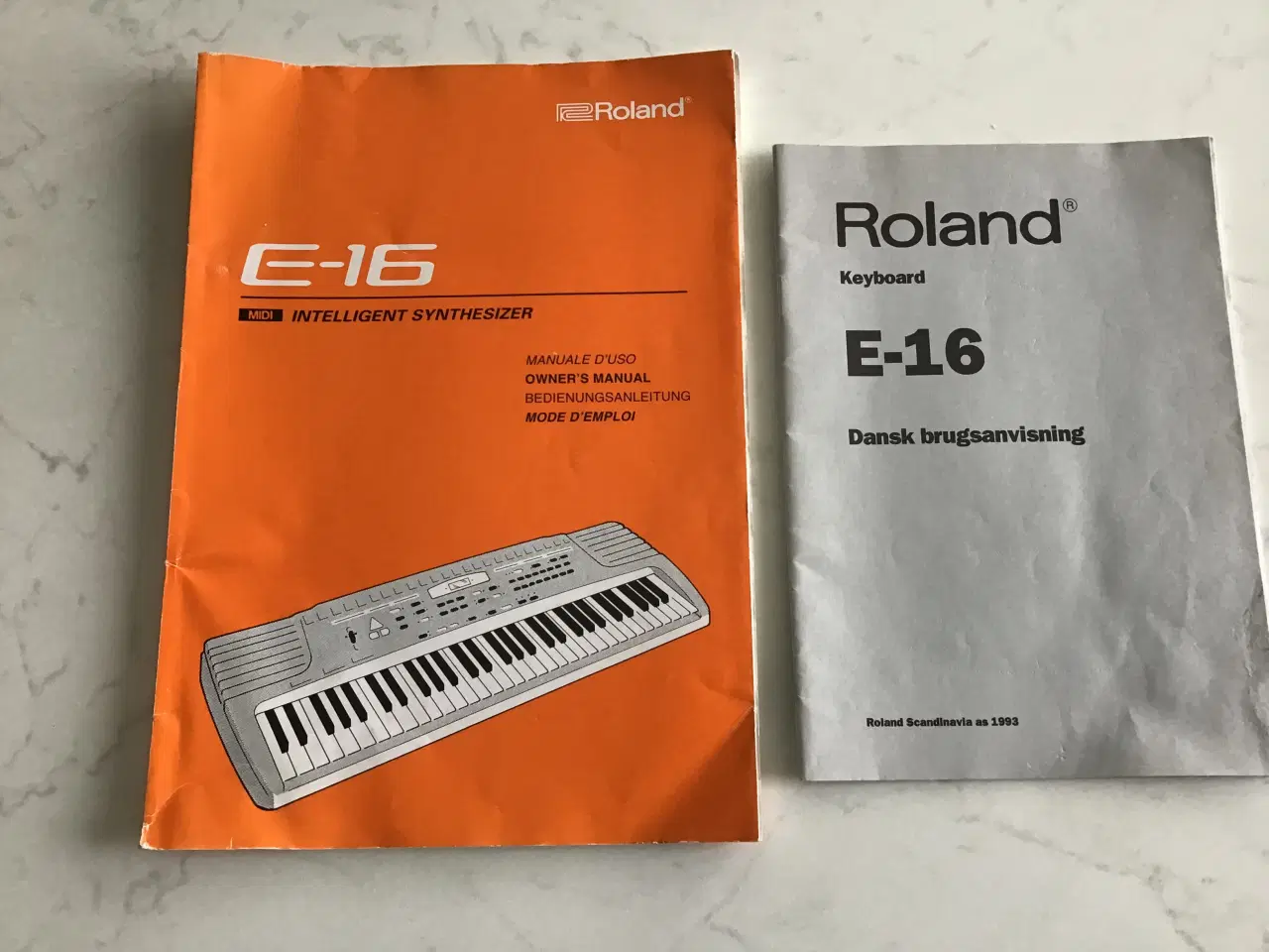 Billede 1 - Roland keyboard E16 manual brugsanvisning