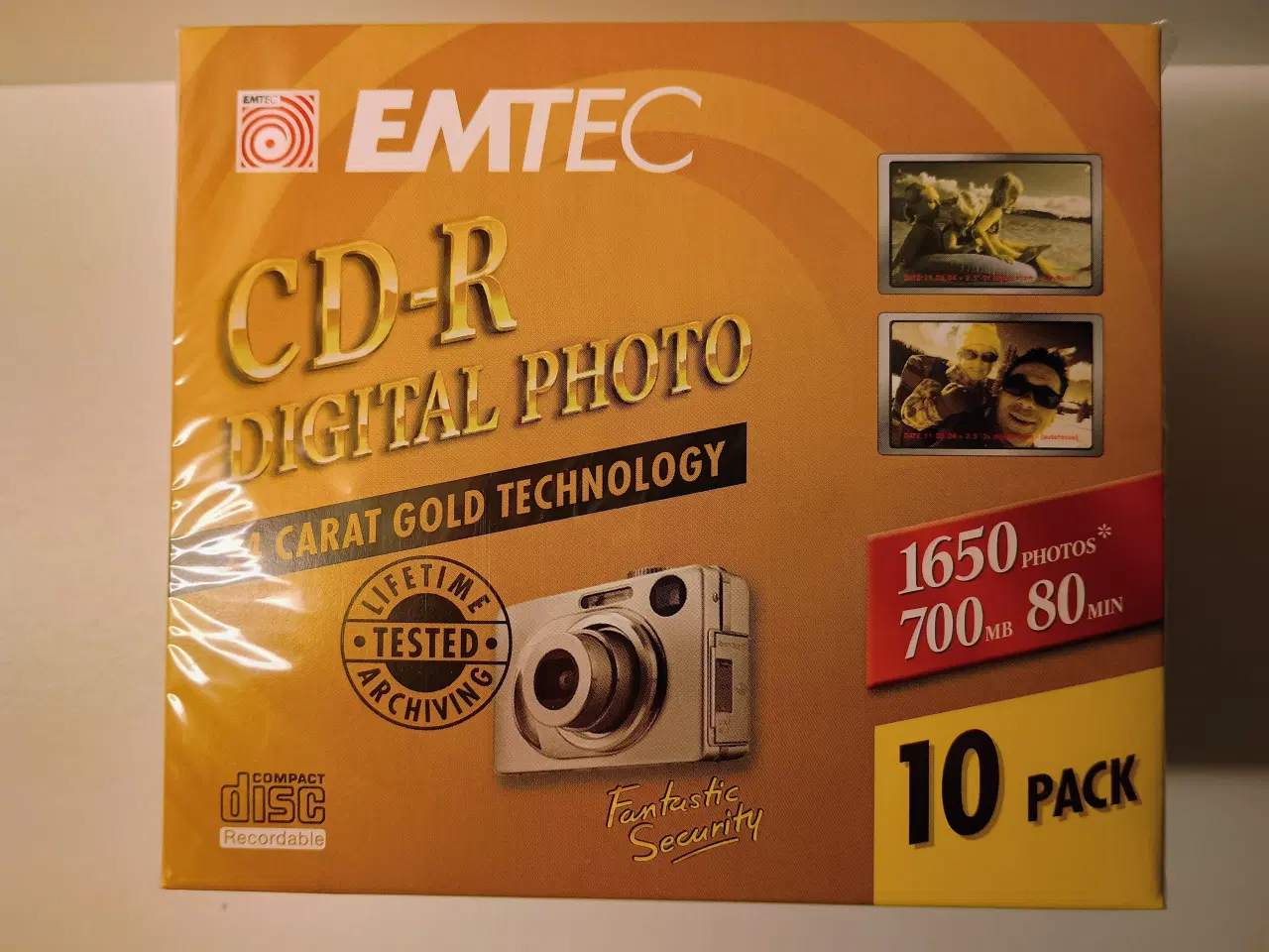 Billede 3 - EMTEC CD-R Digital Photo, 24 Carat Gold Technology