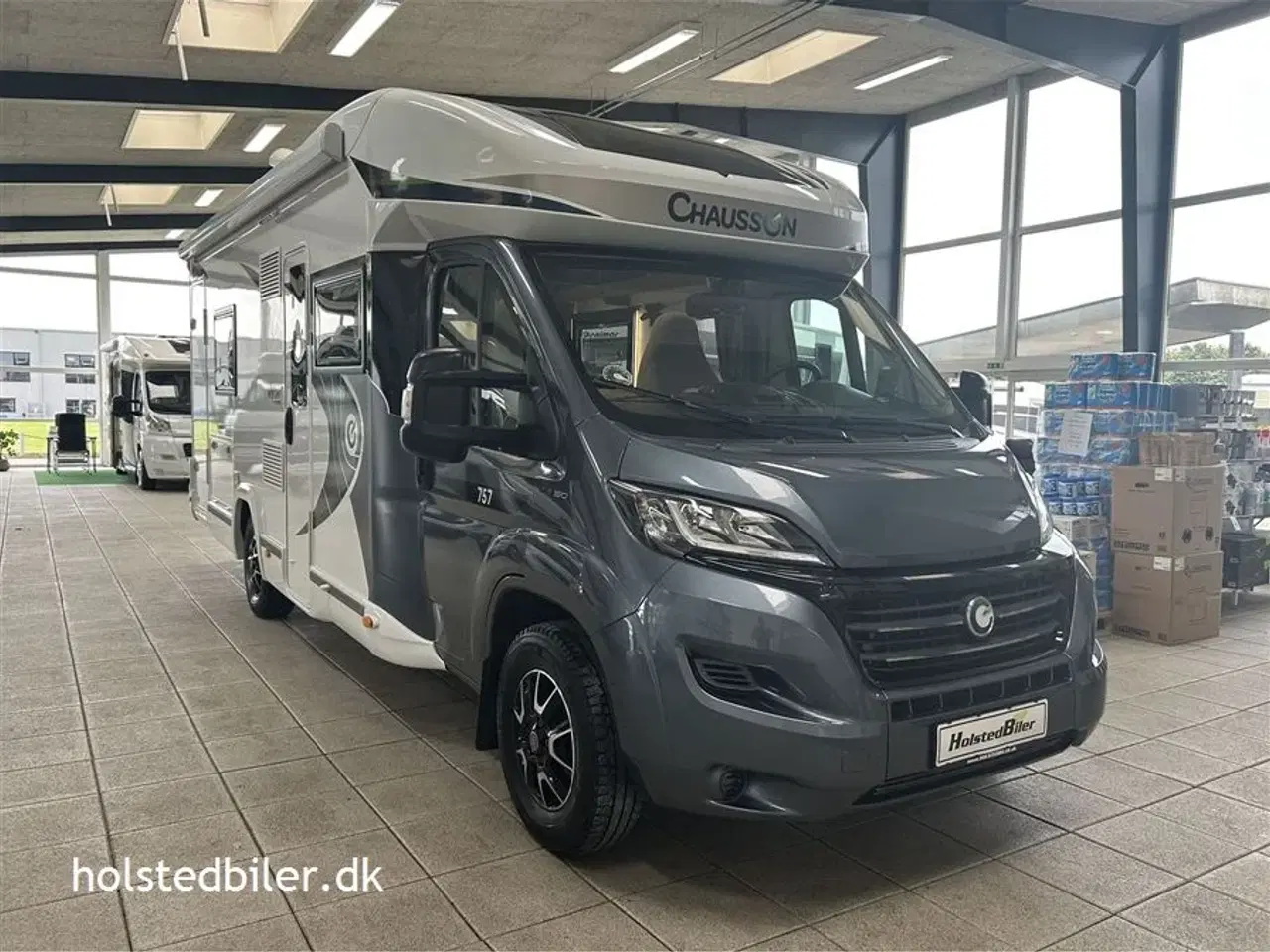 Billede 1 - 2019 - Chausson Welcome Premium 757   WC/bad i bagenden, automatgear og udstyr.