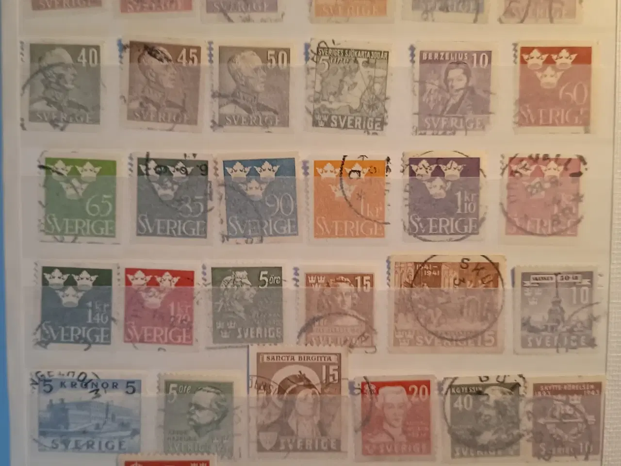 Billede 4 - Sverige frimærker