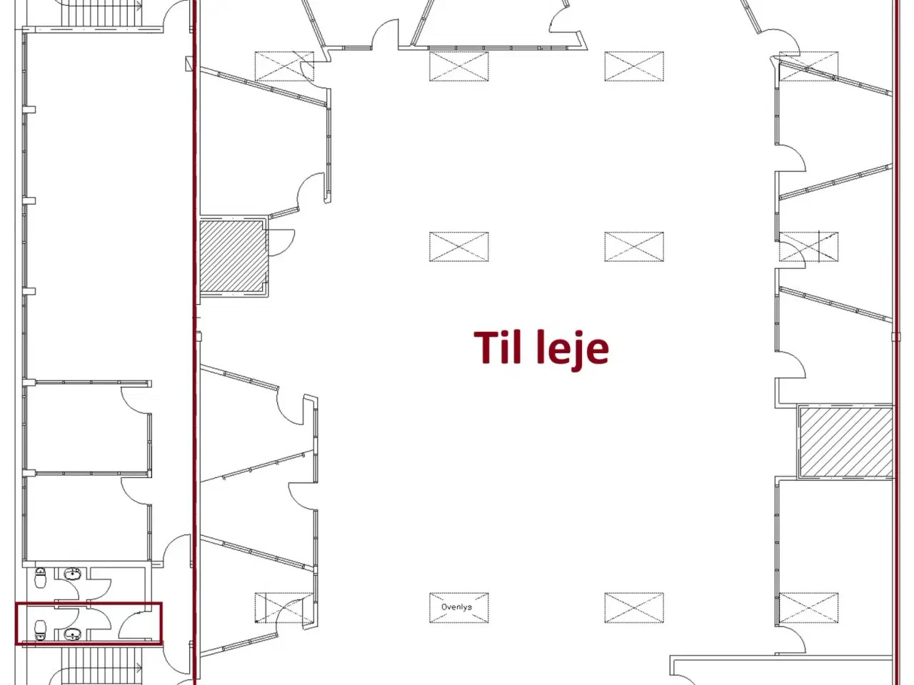Billede 11 - Suveræn Beliggenhed – Kontor. Showroom. Klinik. Gaming mm.
