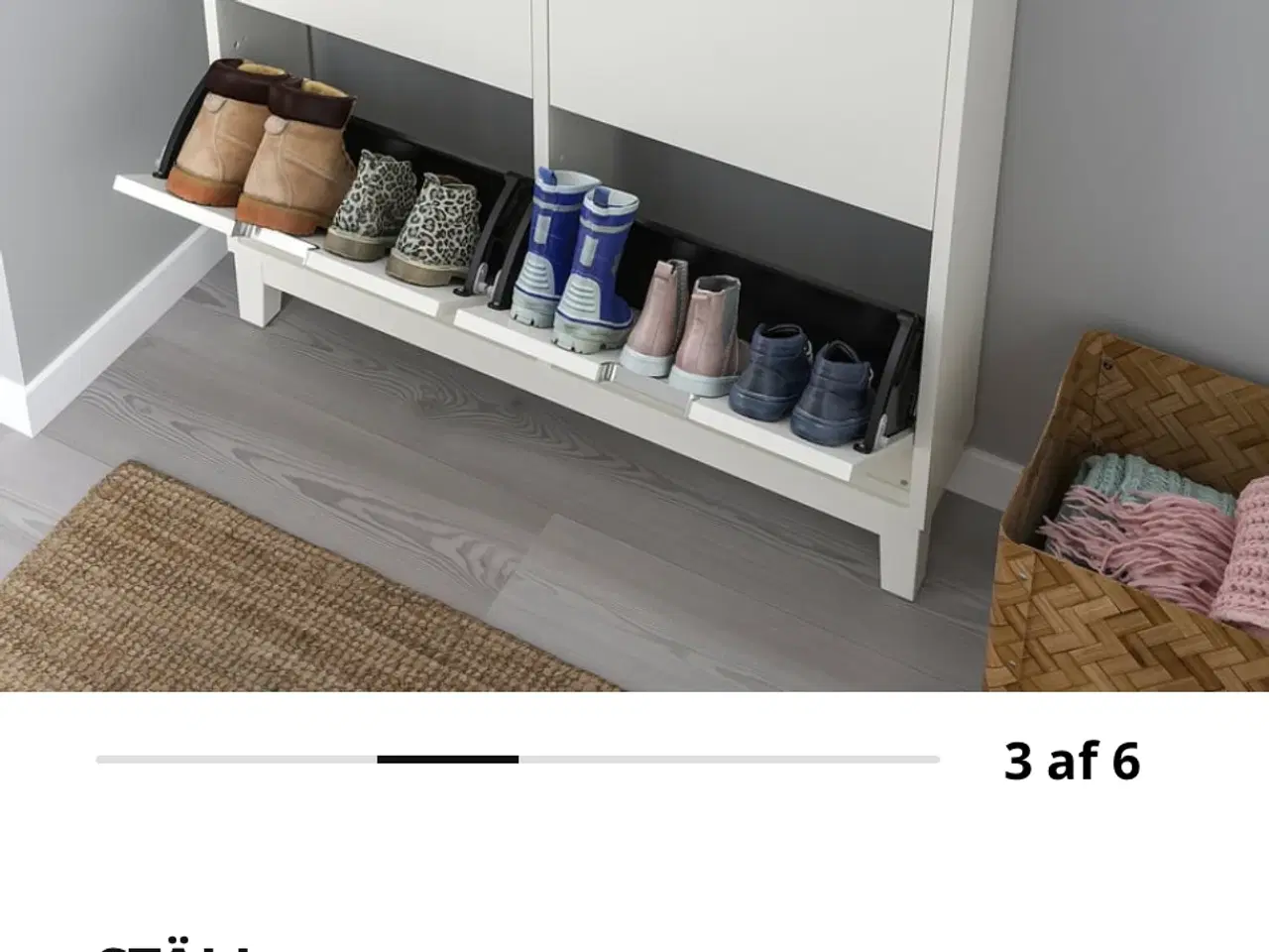 Billede 2 - 2 x skoskab (Ståll) fra Ikea