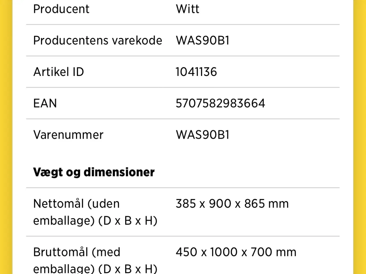 Billede 3 - WITT Emhætte -NY-