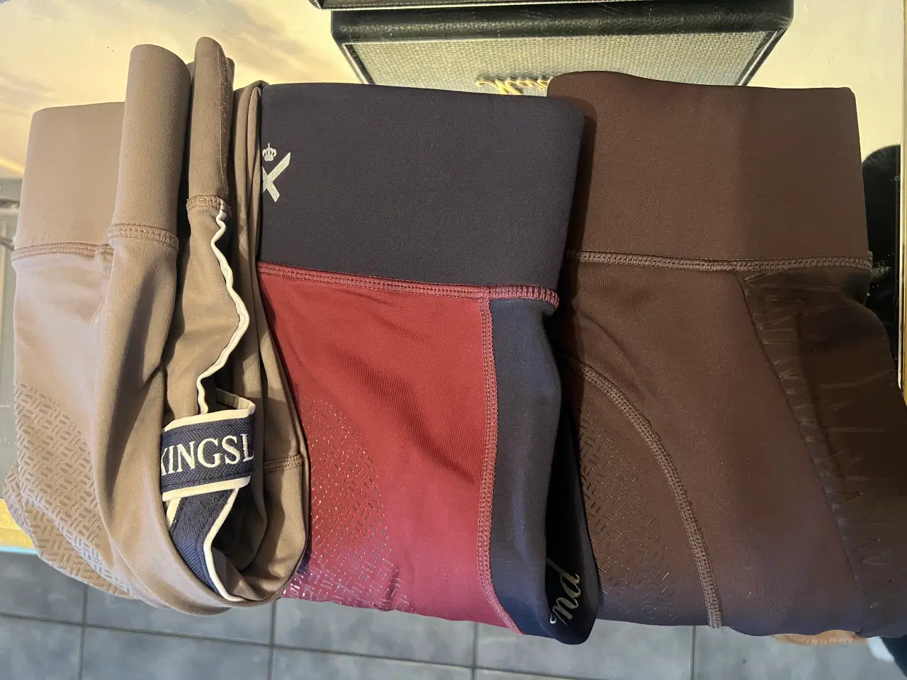 Billede 1 - 3 par ride tights Kingsland i str xs