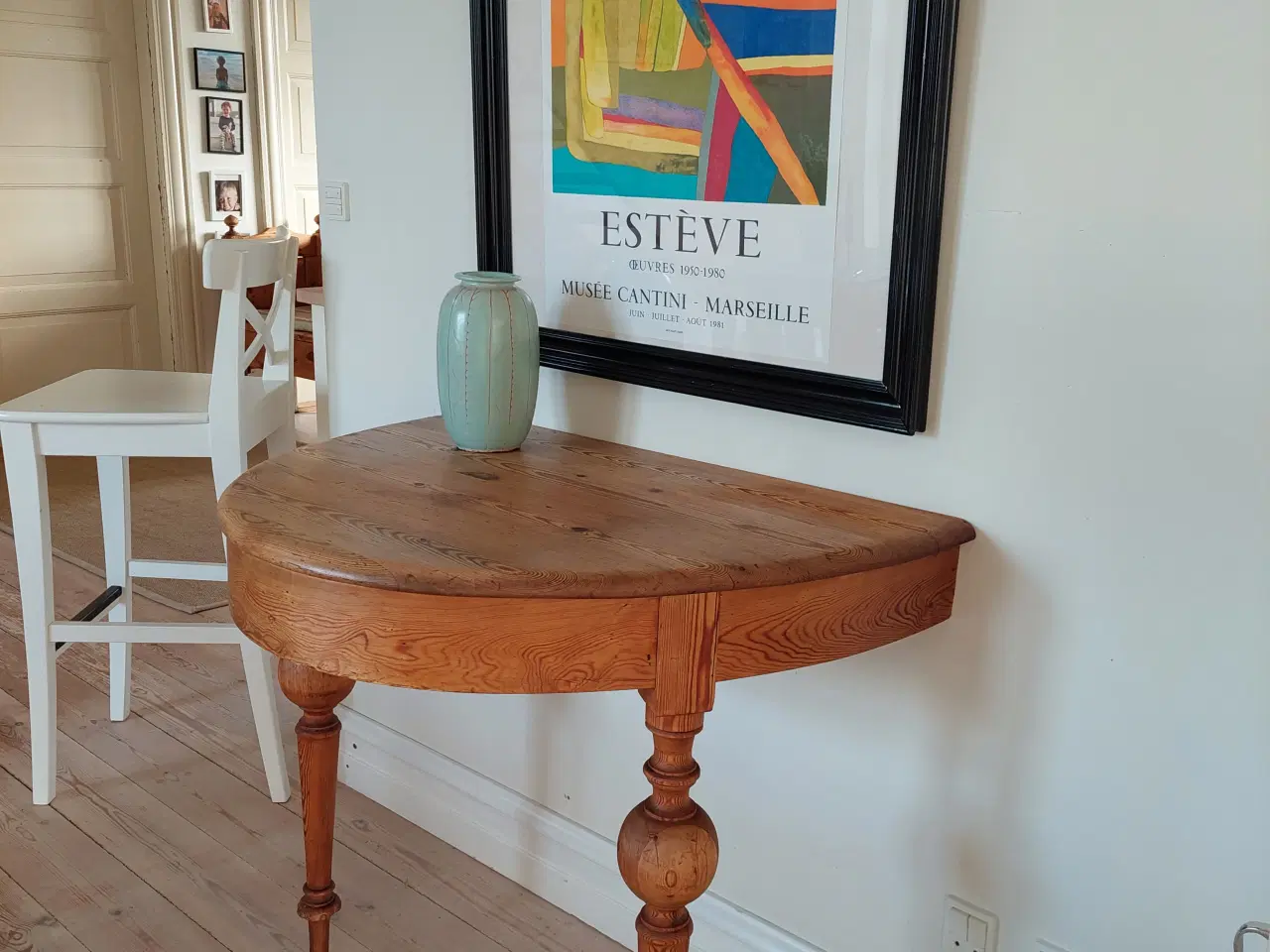 Billede 1 - Flot afsyret fyrretræsbord