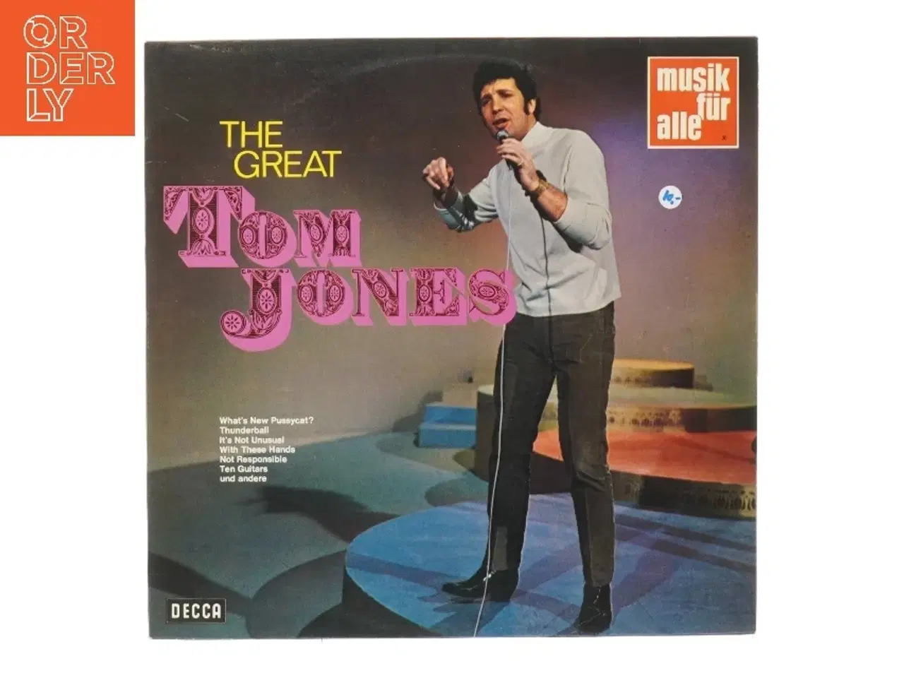 Billede 1 - Tom Jones album - The Great fra Decca
