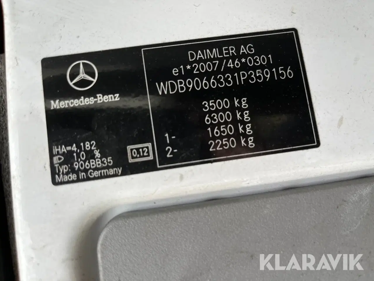 Billede 6 - Varebil Mercedes-Benz Sprinter 316 CDI
