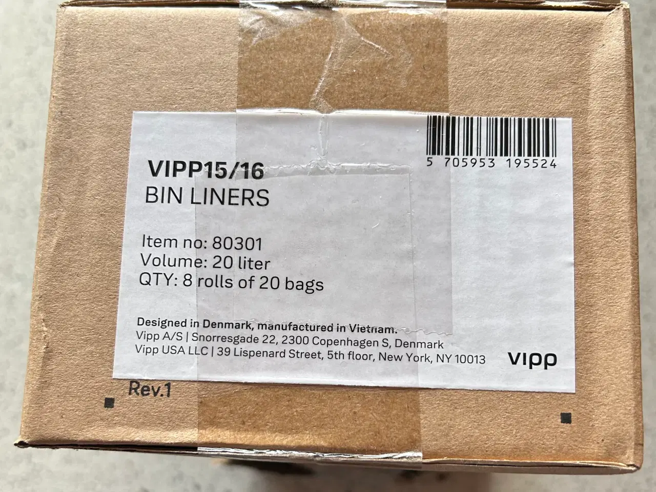 Billede 1 - Poser til vipp 15/16 
