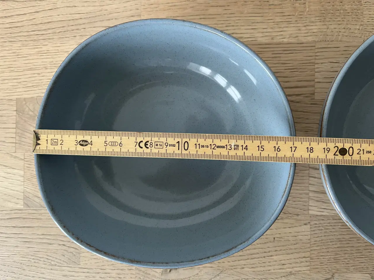 Billede 7 - 2 KELTUM stentøj skåle i farven “smokey blue”