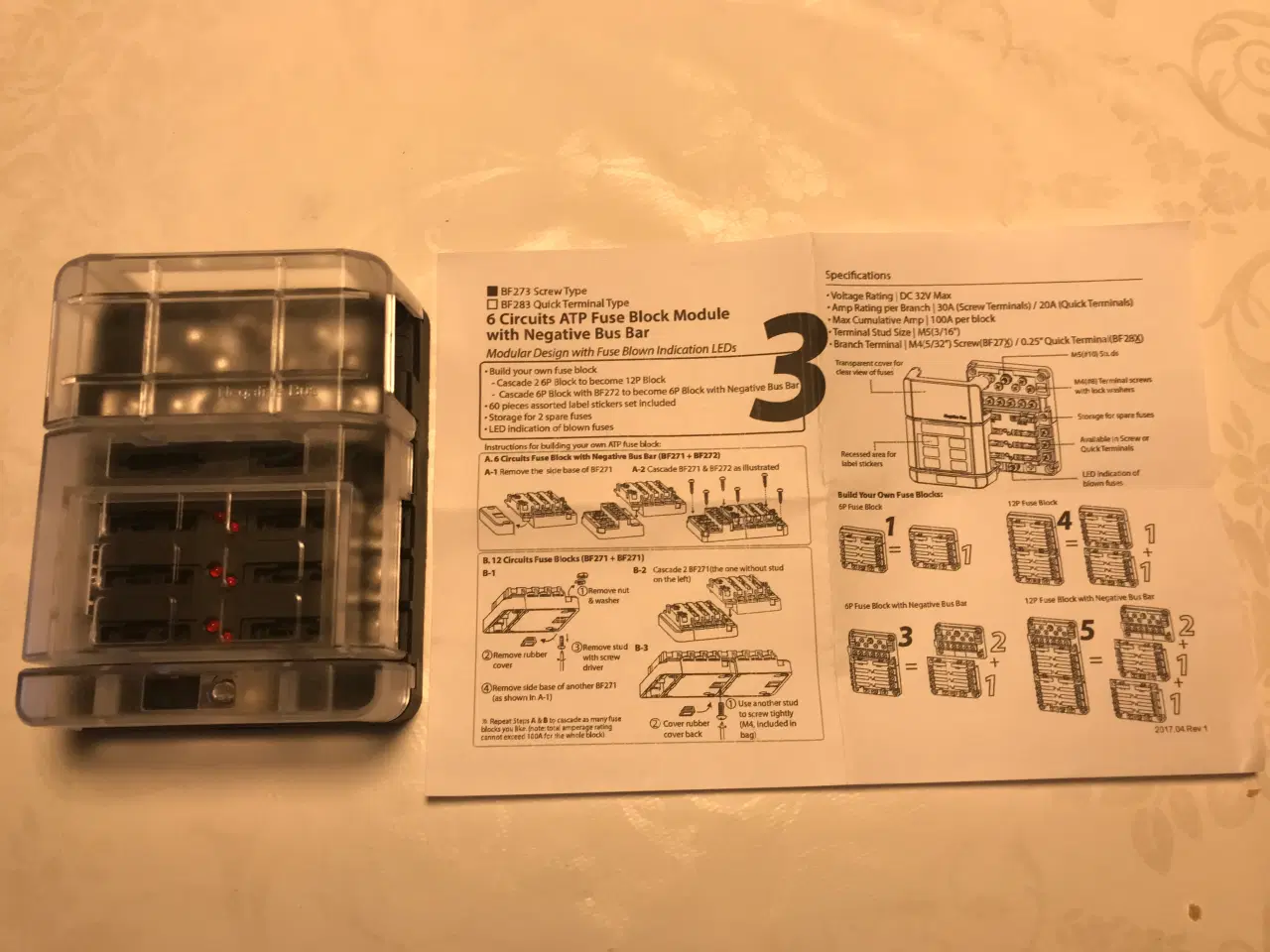 Billede 1 - 6 Circuits ATP Fuse Block Module