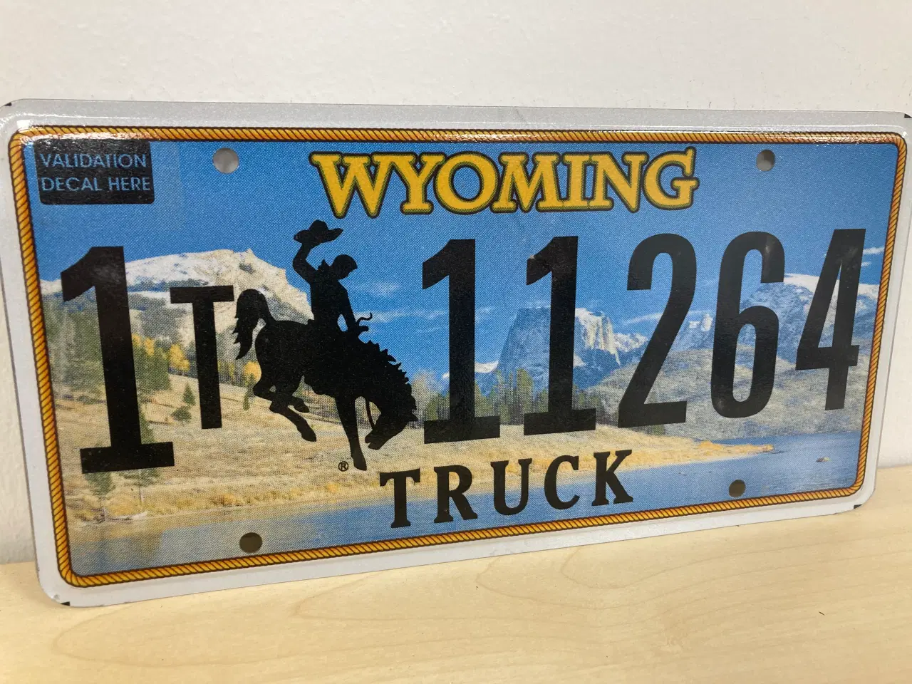 Billede 2 - Wyoming US nummerplade