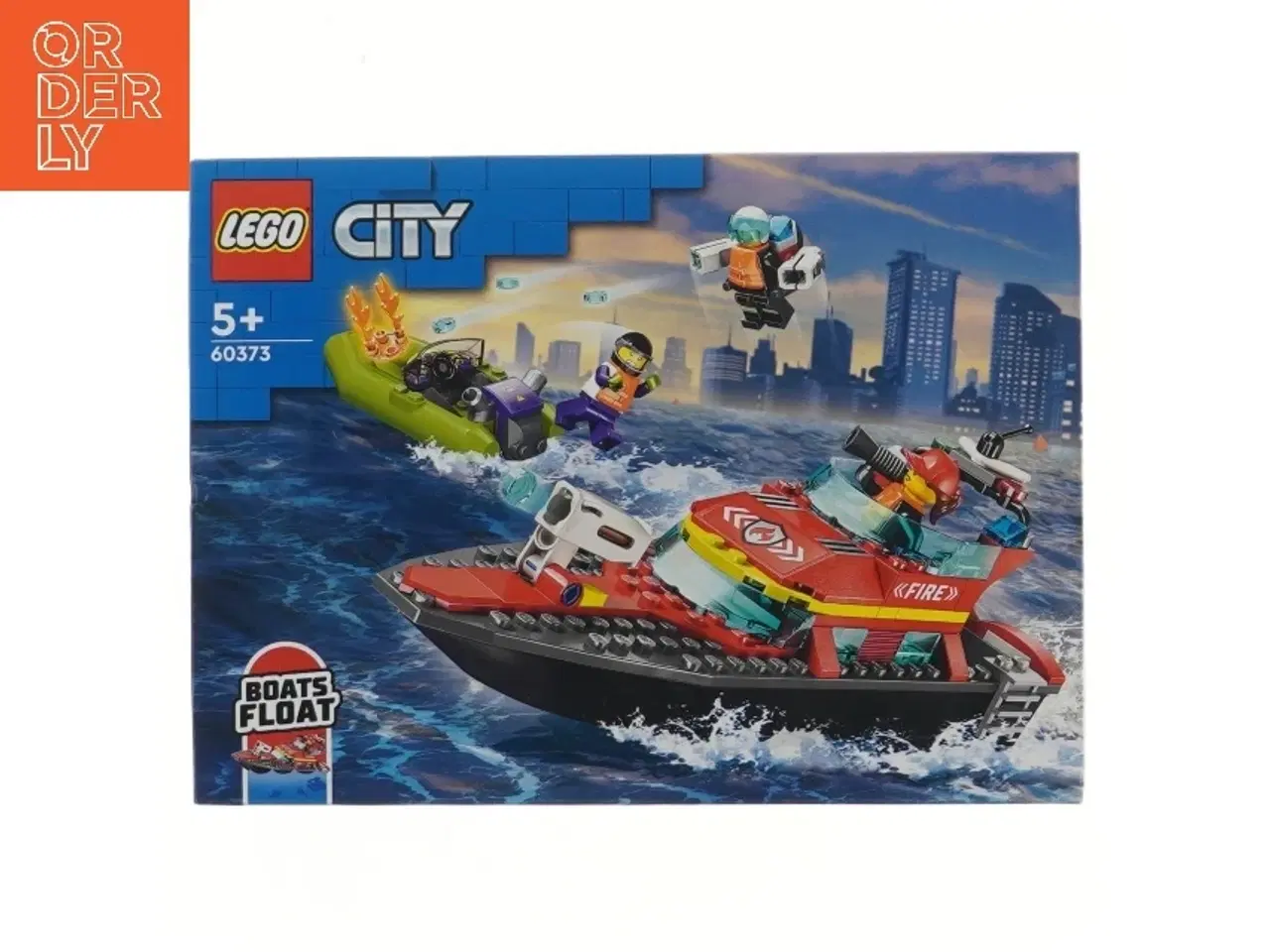 Billede 1 - LEGO City Brandvæsen Båd 60373 fra Lego (str. 26x19 cm)