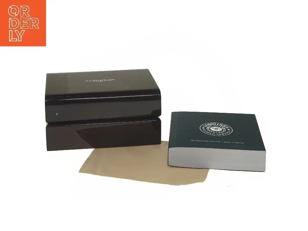 Billede 1 - Longines urkasse med manual fra Longines ny (str. 17x13x8 cm)