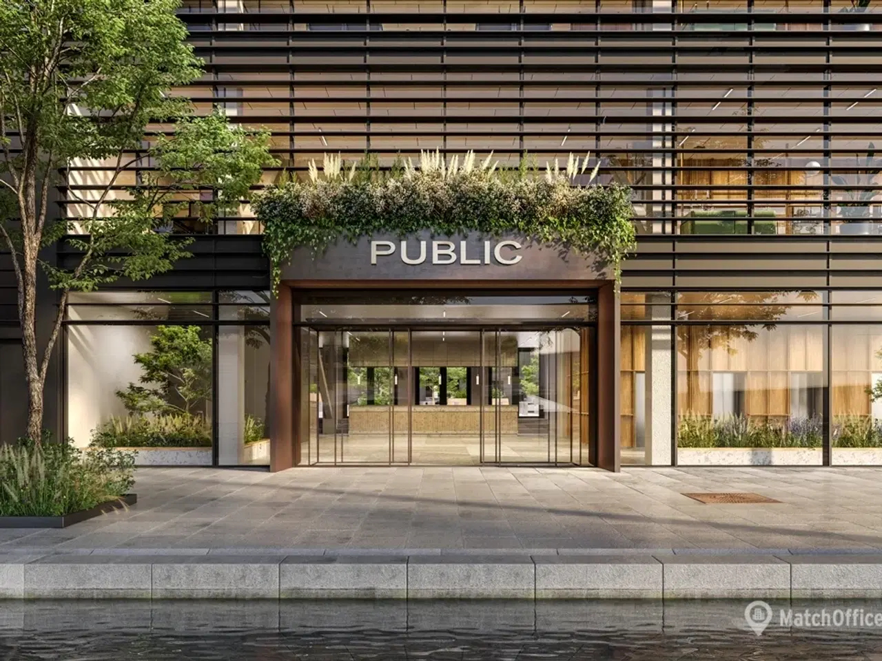 Billede 1 - PUBLIC - ikonisk kontorbygning genopstår som unikt flerbrugerhus med luksuriøse fællesfaciliteter