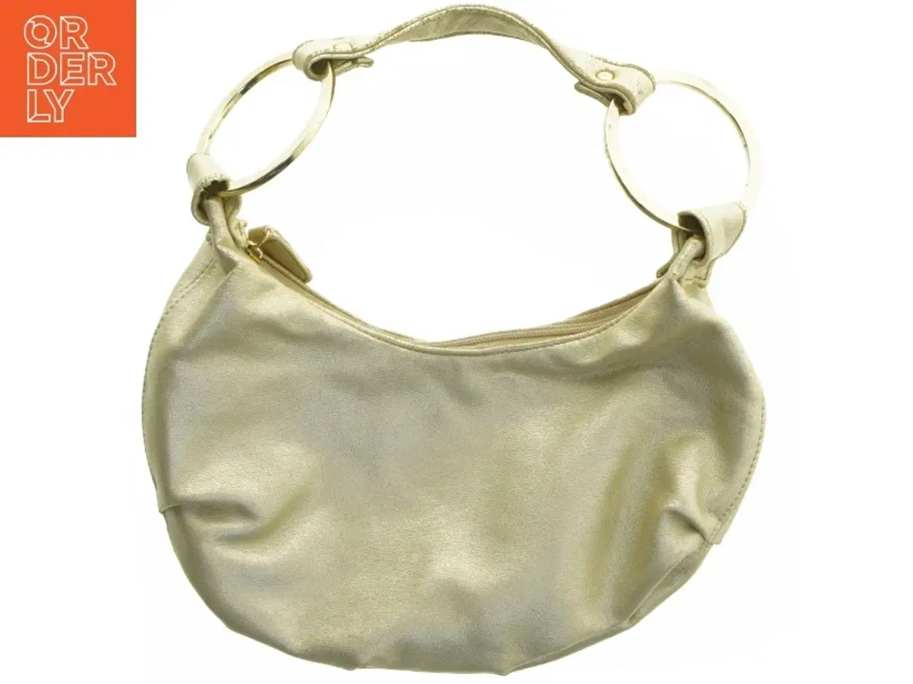Billede 1 - Guld skuldertaske (str. 14x28 cm)