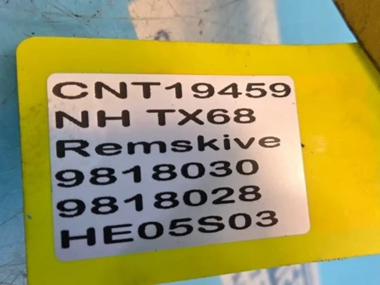 Billede 10 - New Holland TX68 Remskive 9818030