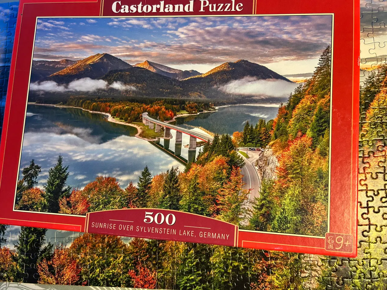 Billede 6 - 5 forskellige puslespil med 500 brikker