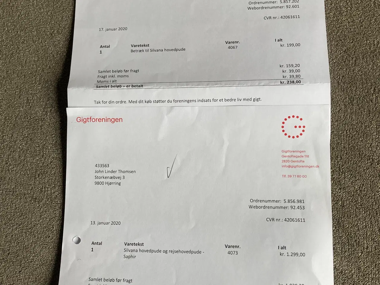 Billede 7 - Hovedpude Silvana Saphir og rejsehovedpude
