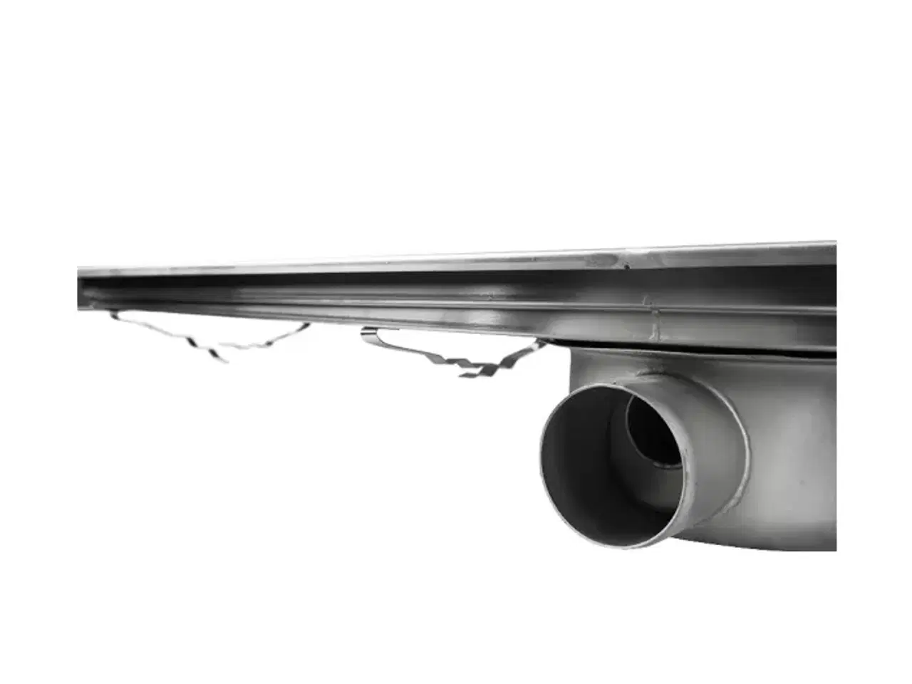 Billede 6 - Bred Gulvrende (300 mm) i AISI 304 Stål