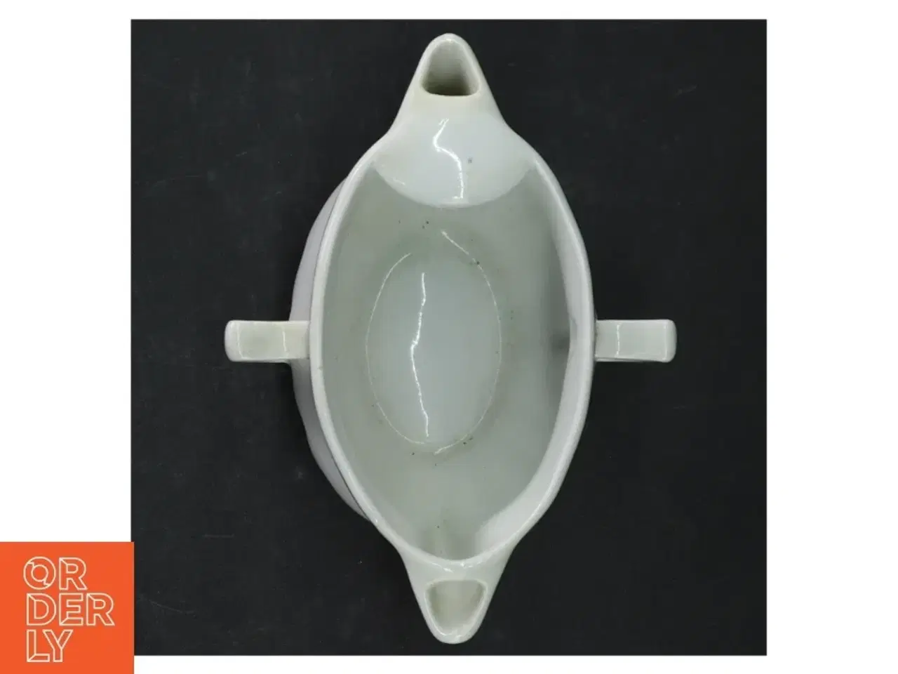 Billede 4 - Hvidt porcelænssovseskål fra Pillivuyt (str. 17x12 cm)