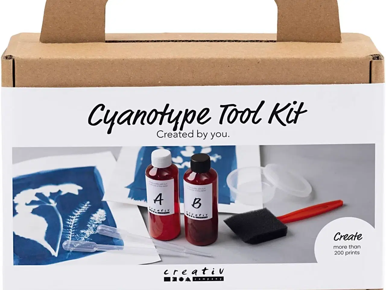 Billede 1 - Tool Kit Cyanotypi, Tilbehør, blå, 1 pk.